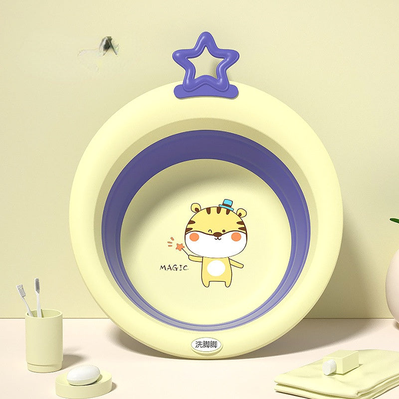 Wholesale Baby Toddler Foldable Basin Hanging Baby Supplies Plastic